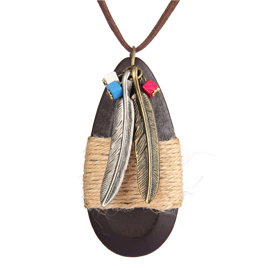Retro Style  Waterdrop Pendant Necklace Jewelry Ethnic Style