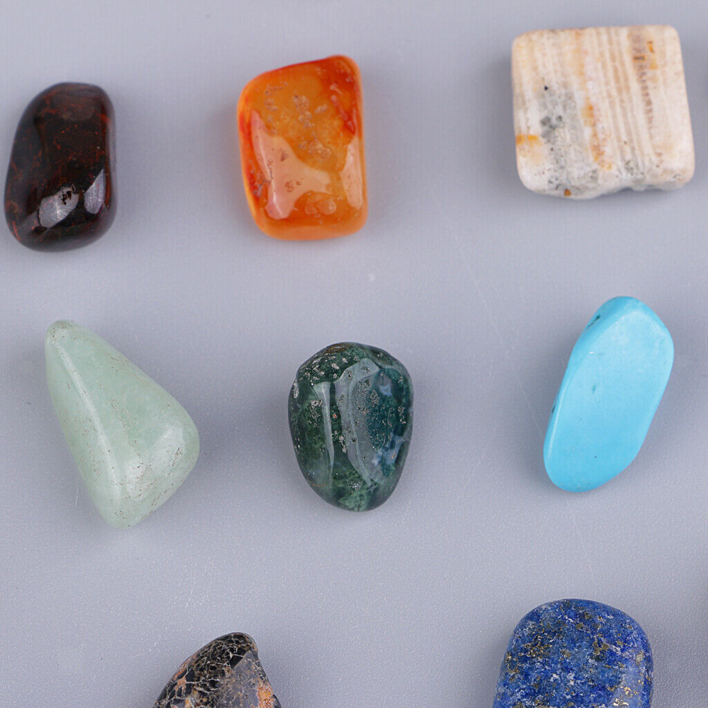 20pc/set Natural Minerals Specimen Ore for Children Kids Classroom Teaching