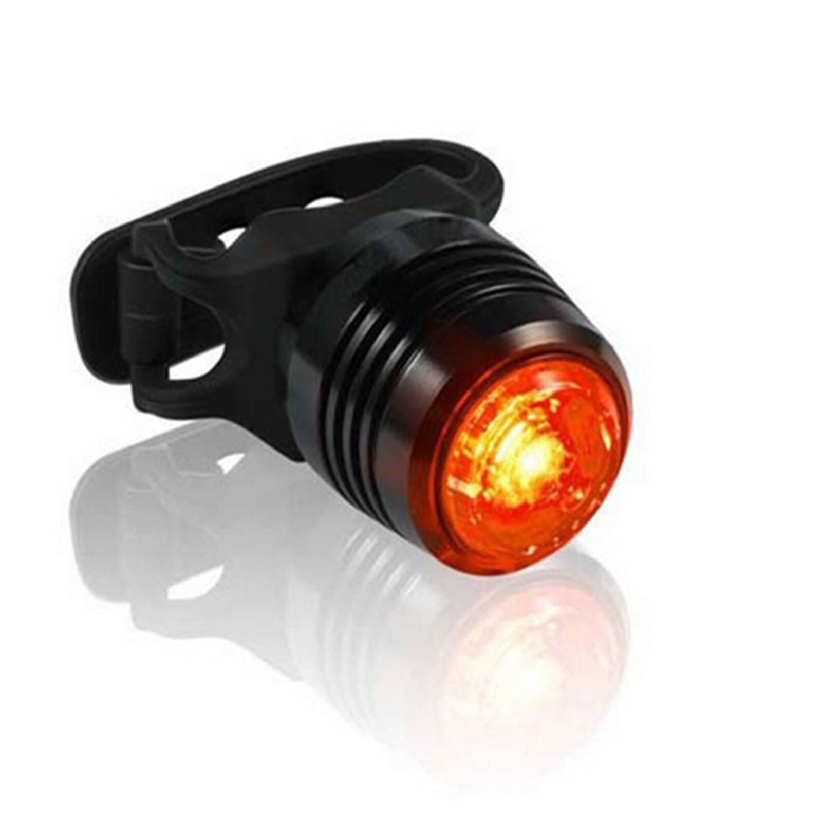 USB Rechargeable LED Bike Red Rear Back Tail Light Bright Safety Lights