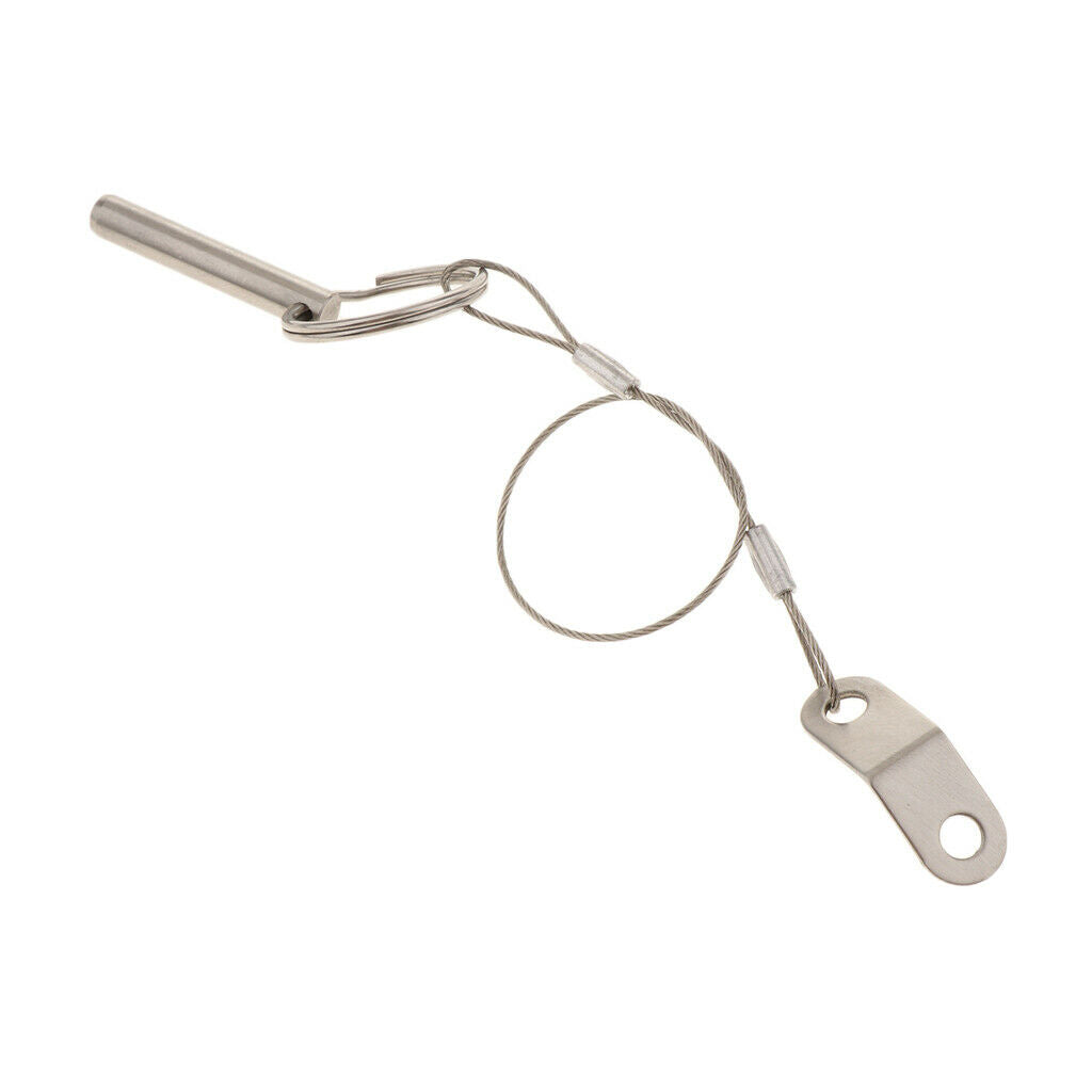 Stainless Steel Top Bimini Top Quick Release Ball Pins for Boat with Lanyard