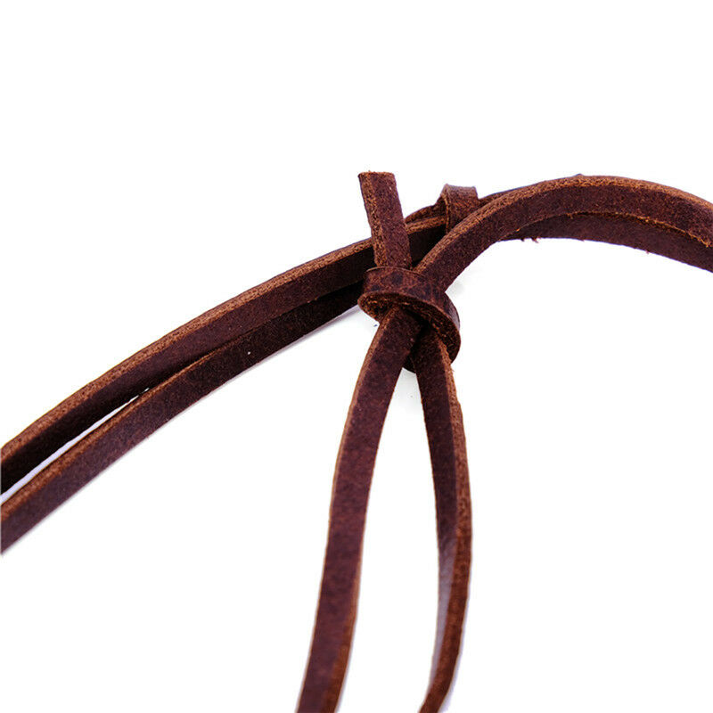 Unique Creative Arrow Pendant Unisex Retro Long Chain Leather Rope Necklac.l8