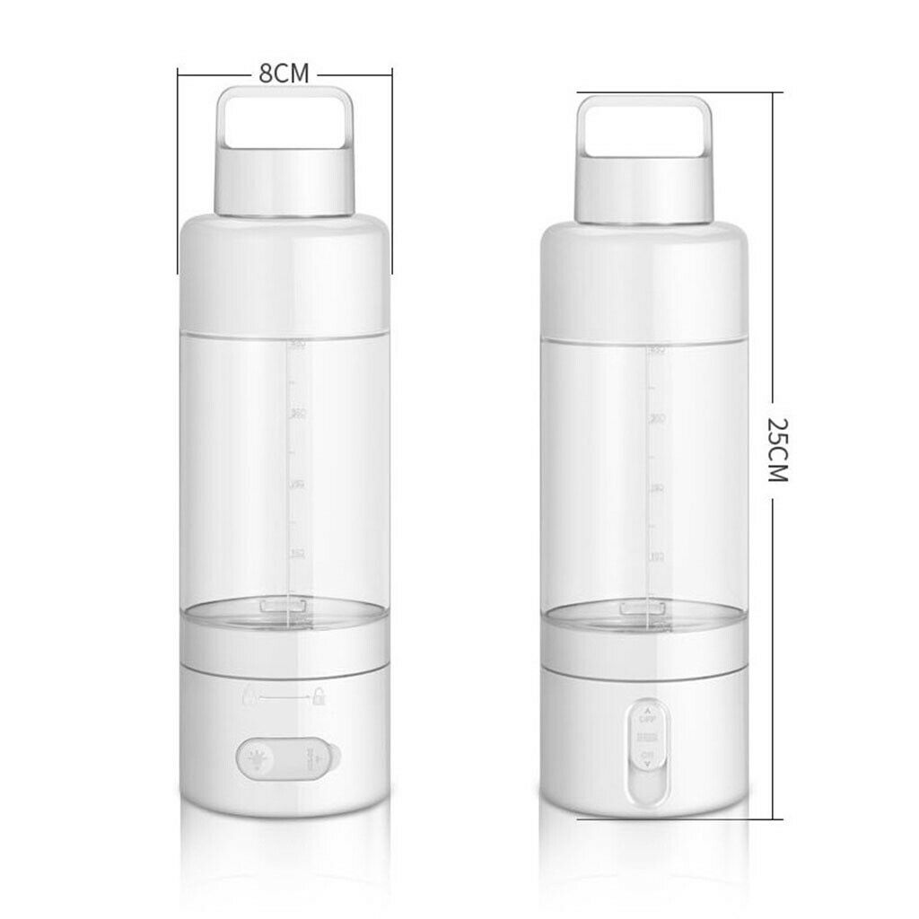 600ml Portable Hydrogen Rich Water Bottle Maker Ionizer Generator Cup