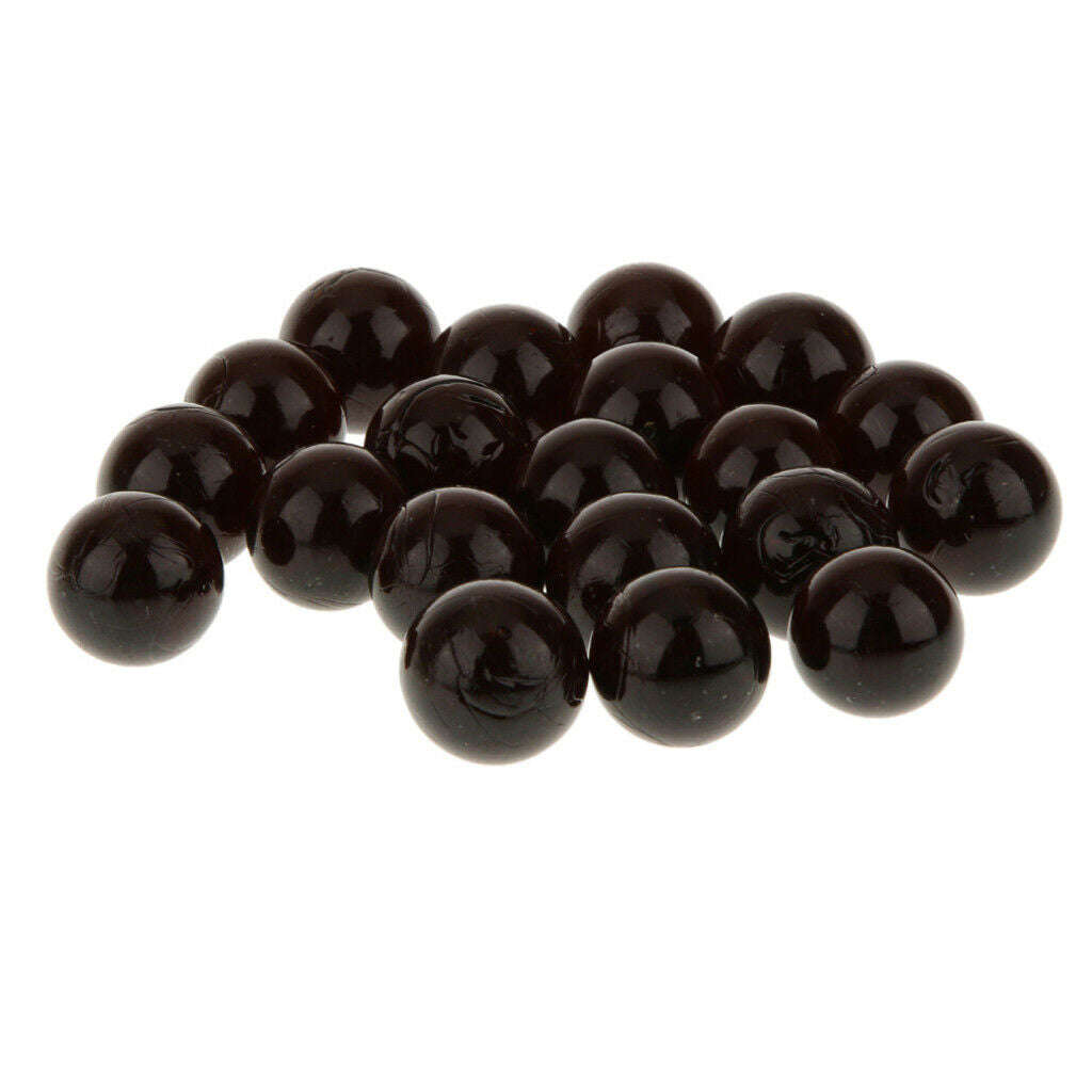 40x Small Round 16mm Glass Marbles Gift Toys for Games Decors Jewelry Making