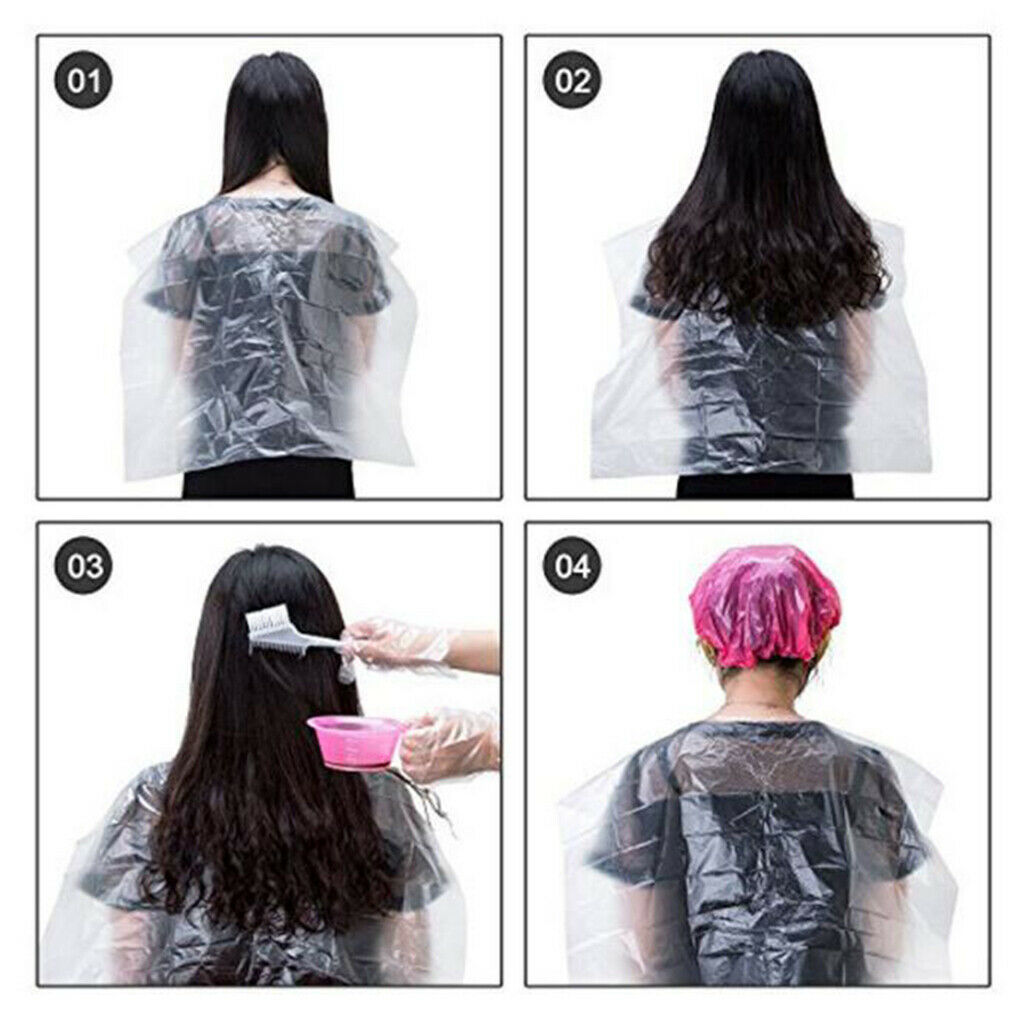 11x Professional Hair Color Kits Barber Tools Brush Disposable Bowl Earmuffs
