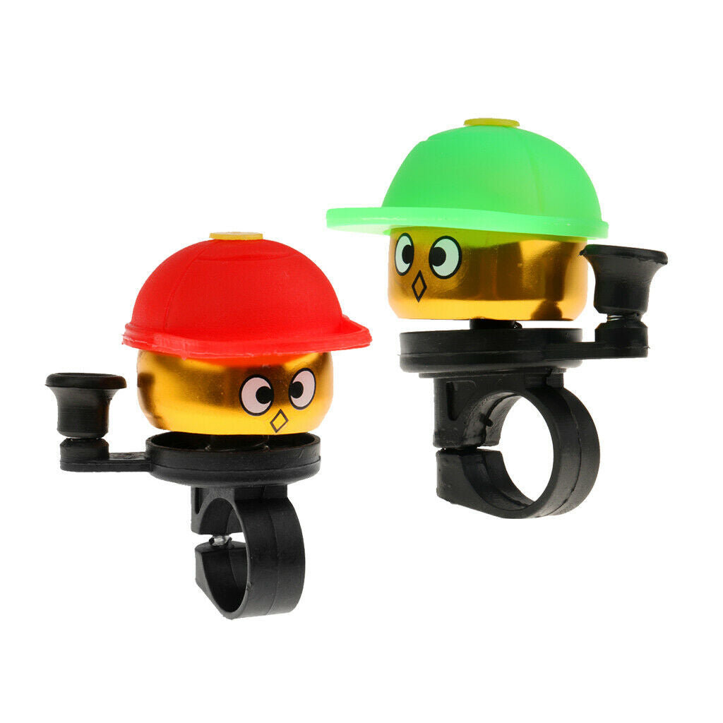 2Pcs Bicycle Bike Bell Cycling Handlebar Horn