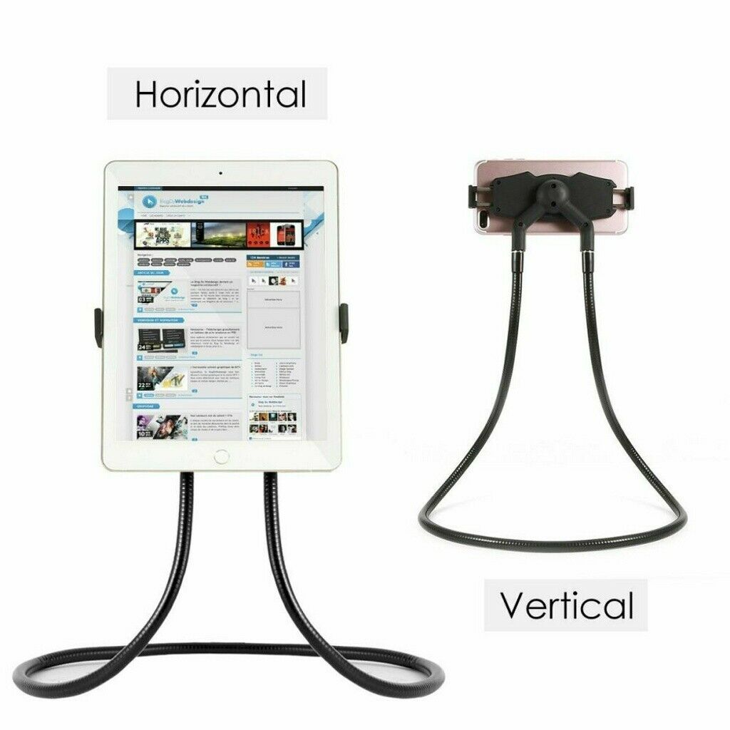 Flexible Lazy Bracket Mobile Phone Stand Holder Car Bed Desk For Smart Phones
