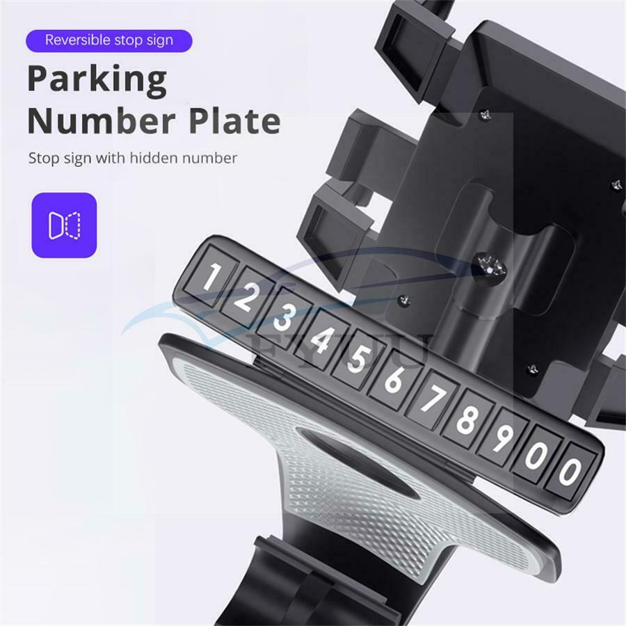 Dashboard Car Phone Holder Mobile Phone Stands Rearview Mirror Sun Visor 3-7inch