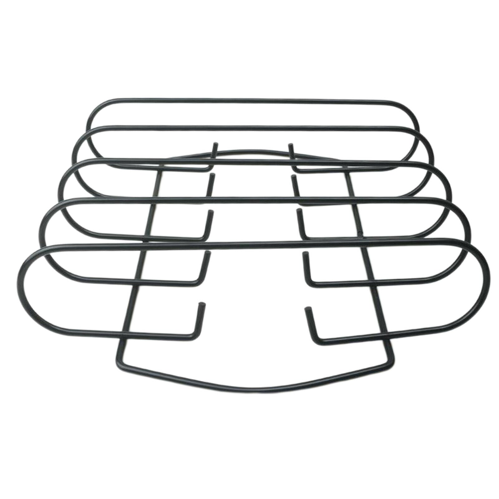 Iron BBQ Rib Rack Non-stick Steak Rack Roast Grill for Charcoal Stove