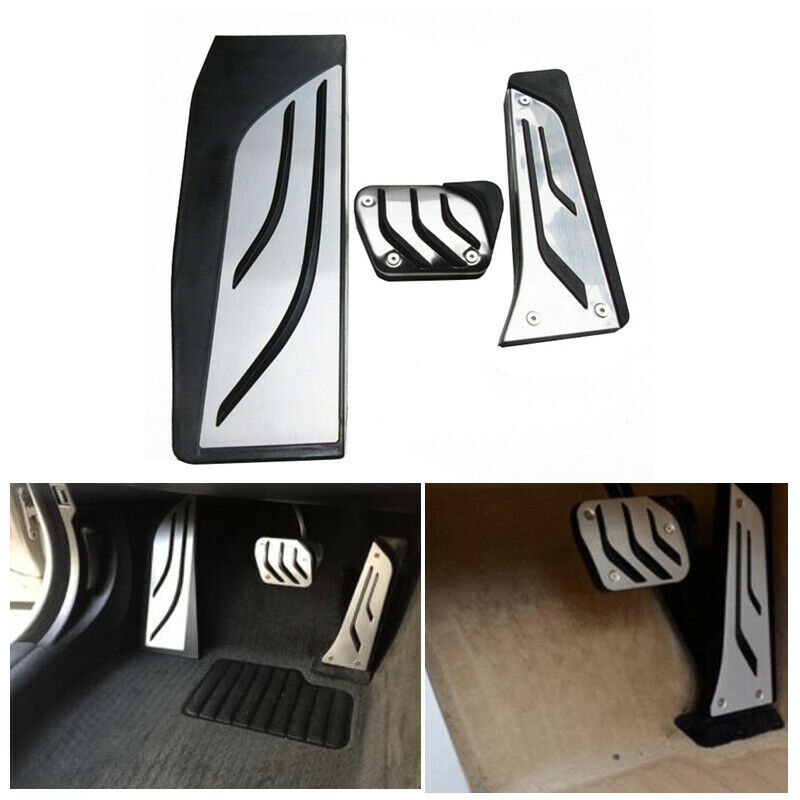For BMW F10 X1 F30 F35 F20 Footrest Fuel Brake AT Pedals Plate No Drilling Kit