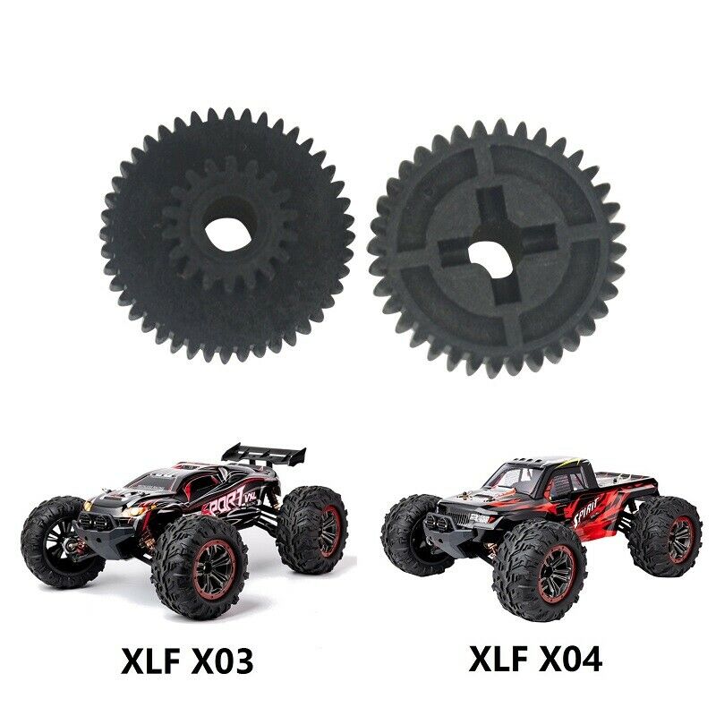2Pcs RC Car Transmission Gear for XLF X03 X04 X-03 X-04 1/10 RC Car Monster TrT5
