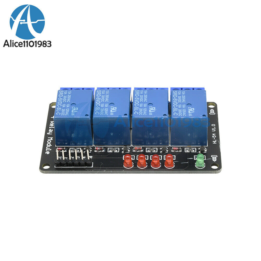 2PCS 5V Four 4 Channel Relay Shield Module For PIC AVR DSP ARM MSP430  Arduino