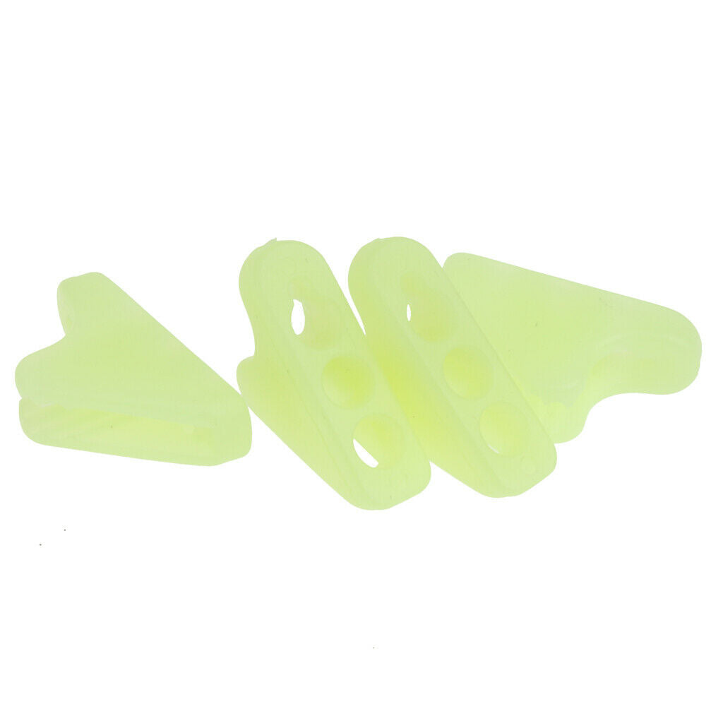 10x Triangle Night Glow Camping Tent Rope Fastener Guyline Tensioners Runner