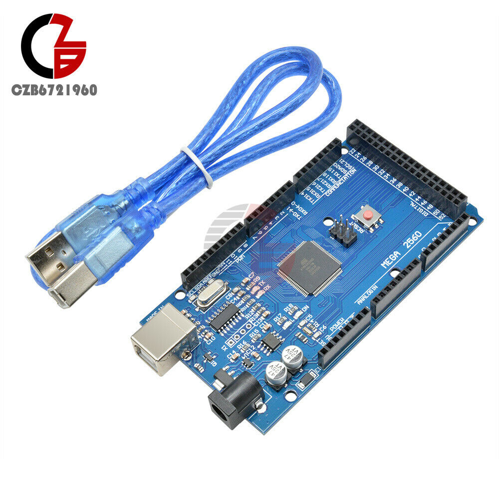 2Pcs Atmega2560-16AU CH340G ATMEGA 2560 R3 Board Compatible Arduino Mega2560 R3