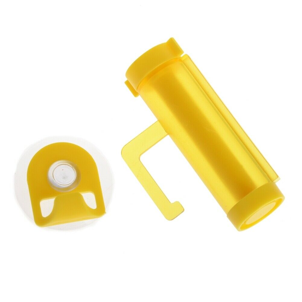 Bathroom Rolling Tube Toothpaste Squeezer Dispenser Tooth Paste Holder Plastic