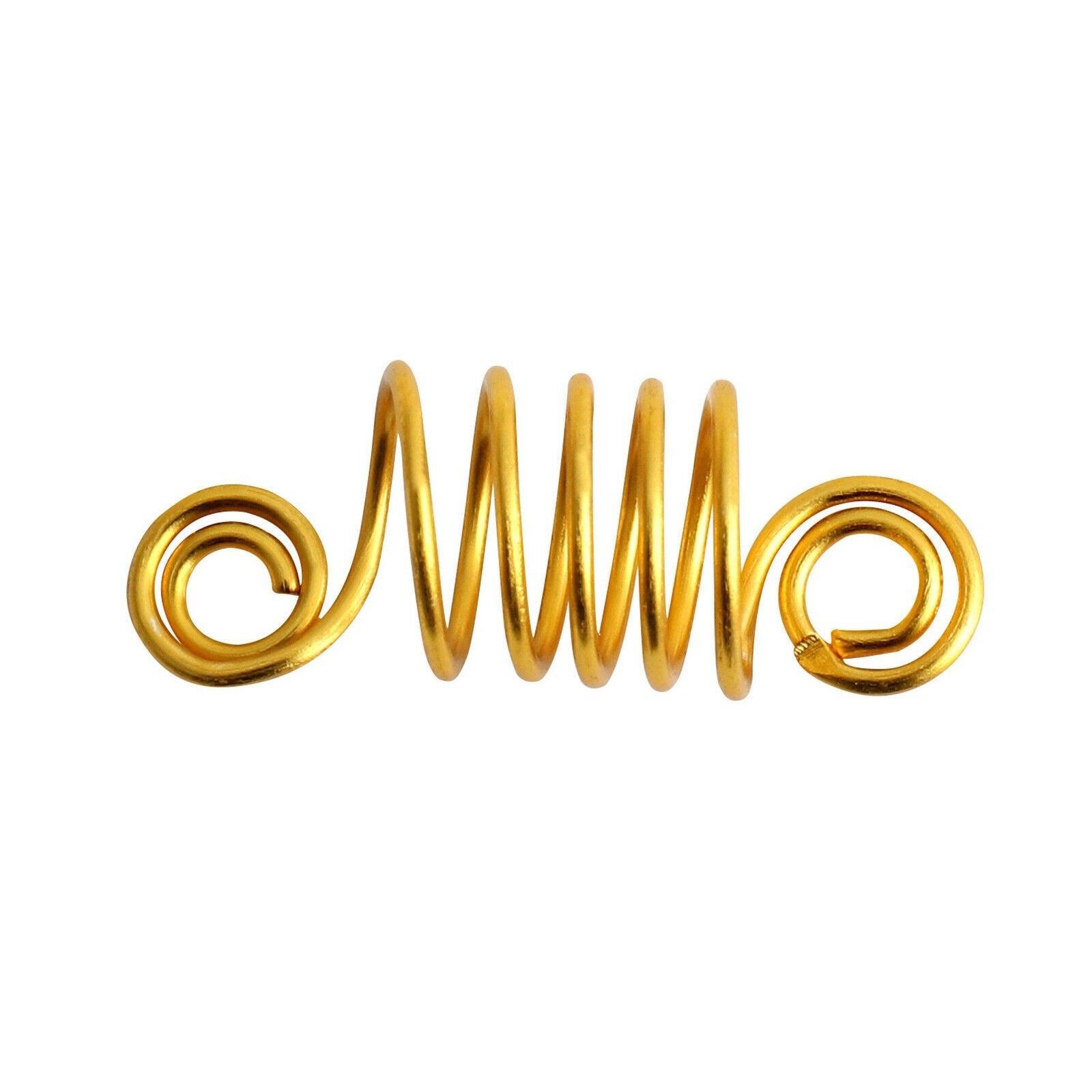 140Pcs Braid Dreadlock Hair Cuffs Clips DIY Decoration Pendants Accessories