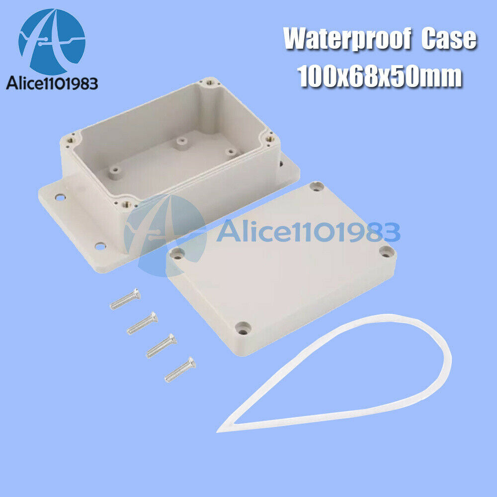 10PCS 100 x 68 x 50mm Plastic Electronic Project Box Enclosure Case Waterproof