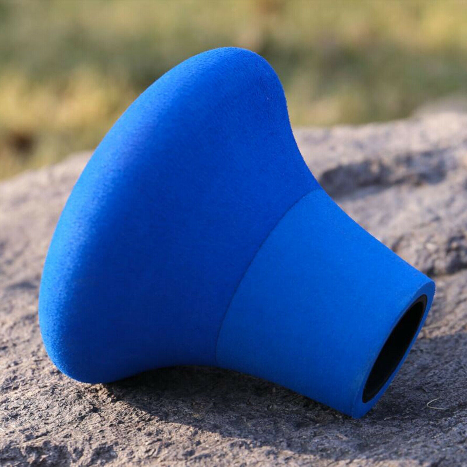 2X Fishing Rod Support Gimbal Non-slip Stand Up Belly Pole Holder Bracket Blue