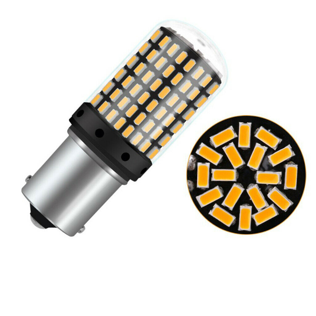 2 Pieces Led Bulb 3014 144smd 1156 Auto Car Turn Signal Light 12V