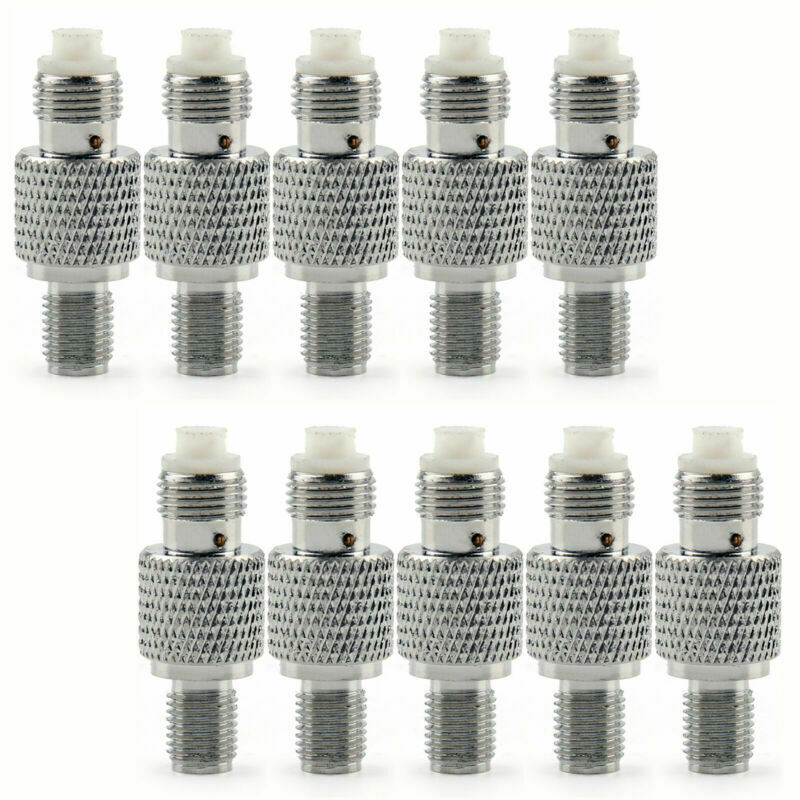 10Pcs Adapter FME Female Jack To SMA Female RF Connector Straight F/F   UA