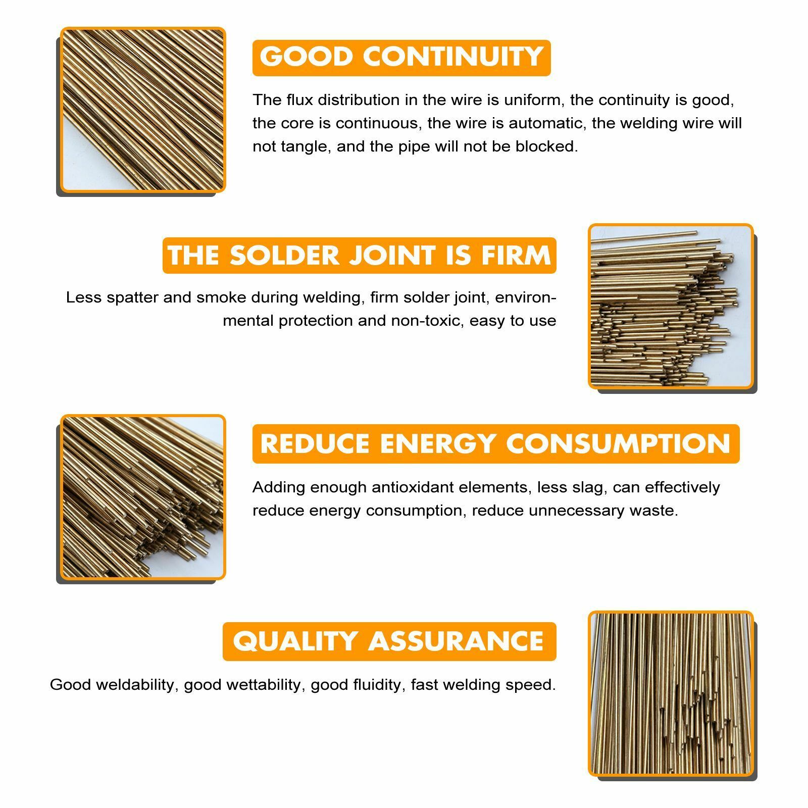 Brass Stainless Steel Weld Flux Welding Wire Soldering Tool Welding Rods
