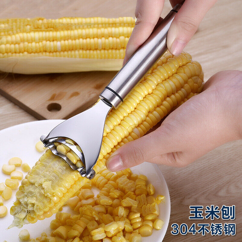 Stainless Steel Corn Cutter Sheller Corn Peeler Stripper Cob Kernel Cutter Tools