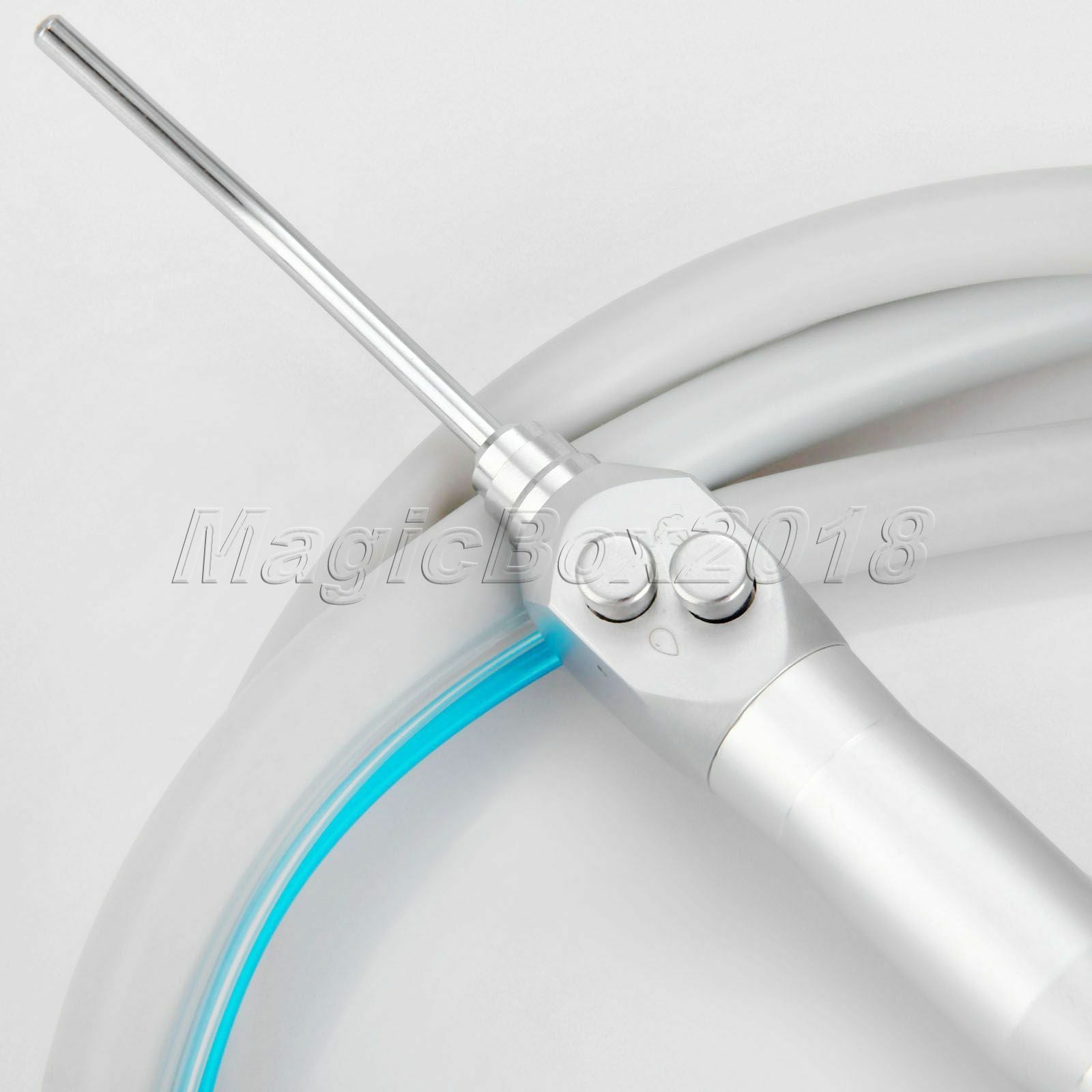 Dental 3 Way Air Water Straight Syringe + 2Pcs Nozzles Tips With Stright Tube