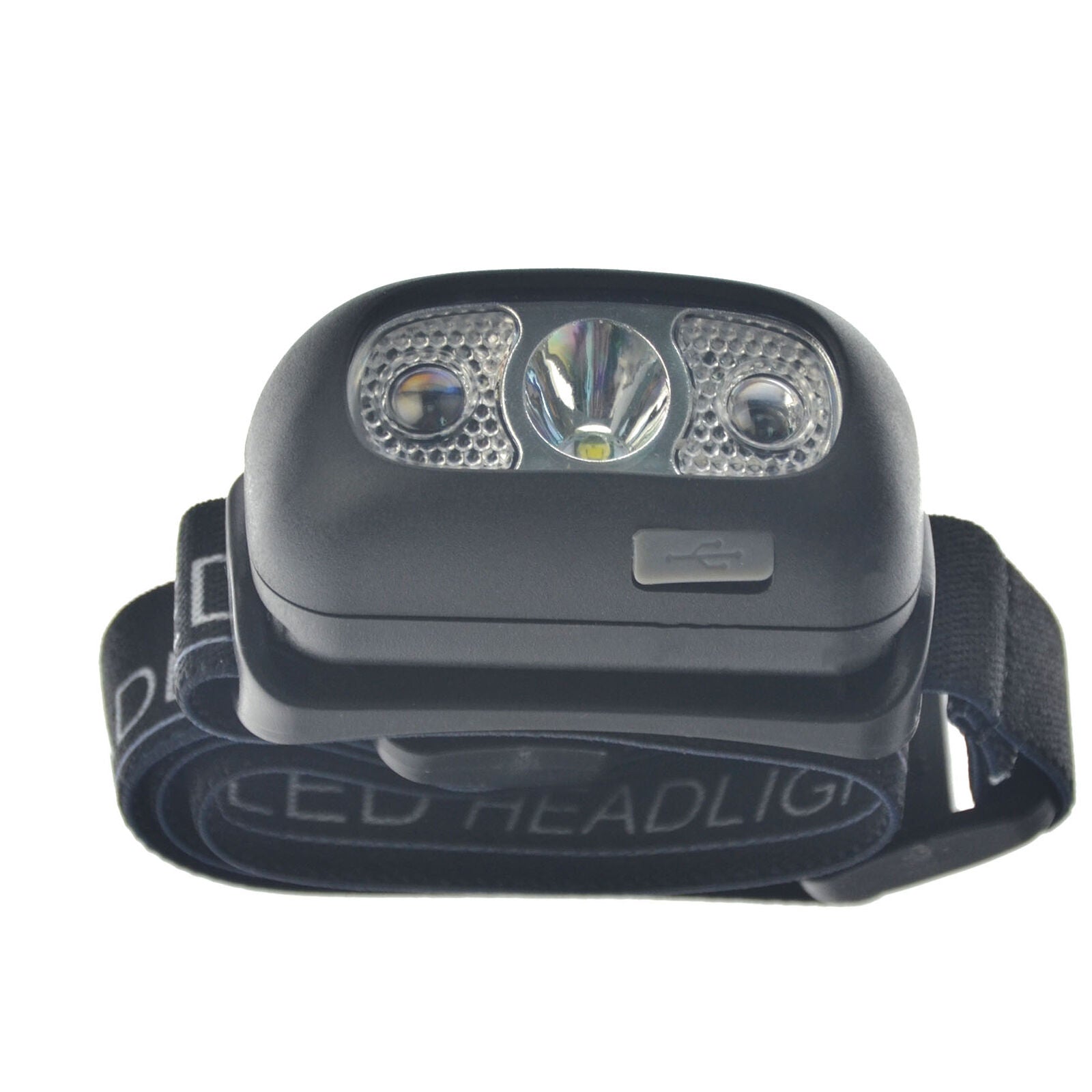 Portable Waterproof USB Rechargeable LED Headlamp Headlight HeadLamp Flashlight