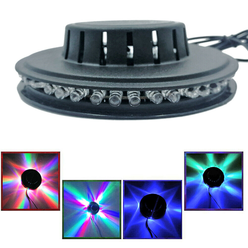5W USB RGB Sound Activated Rotating Disco Lights LED Ball Party Stage Lamp