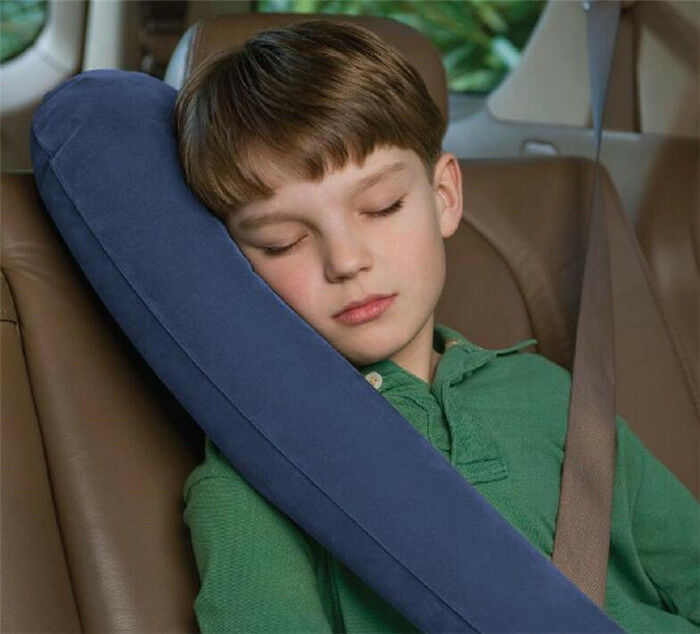 Grey Inflatable Travel Pillow Neck Pillow Adjustable Travel Accessories for Car