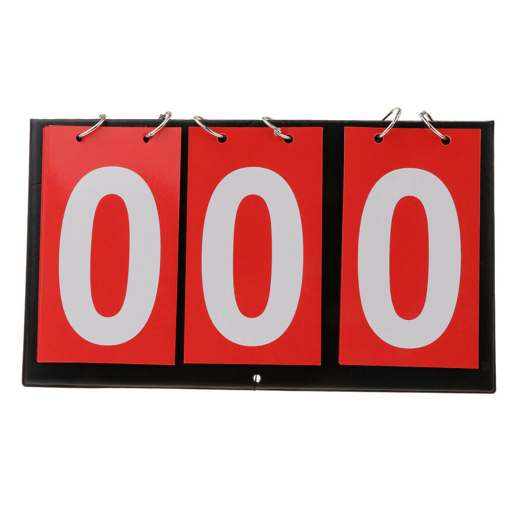 2-Pack Portable Scoreboard Score Keeper 3 Digital Flip Score Record Sports Goods