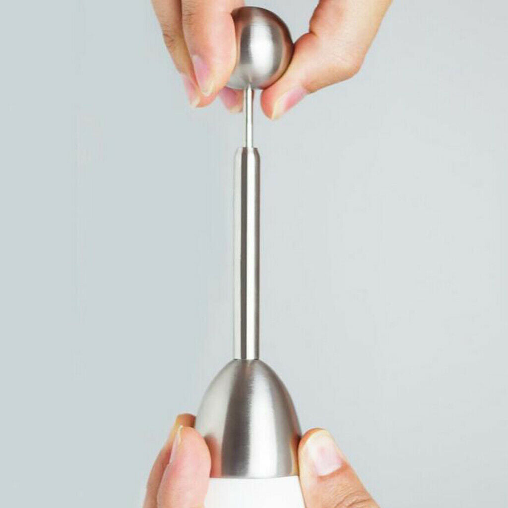 Stainless Steel Cooked   Egg Shell Cutter Door Opener Topper Diy Kitchen Mixer
