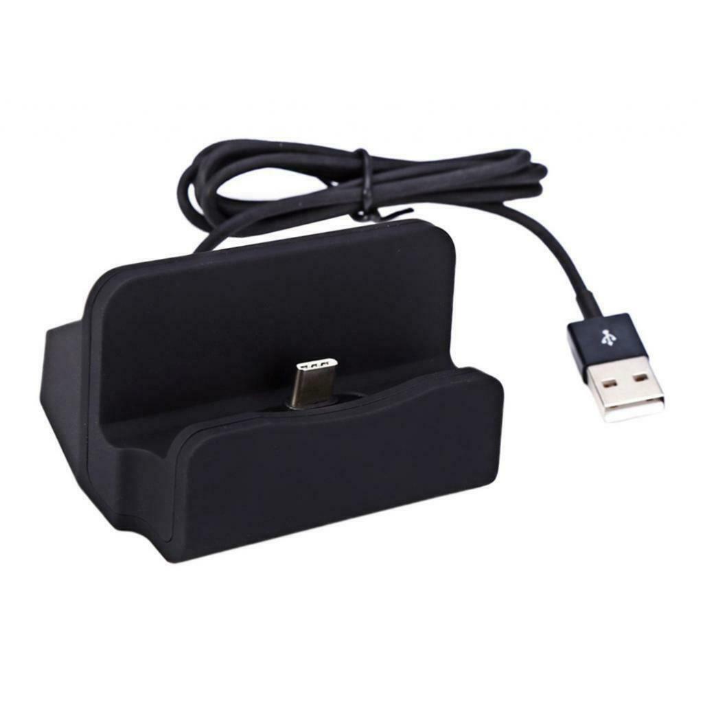 For Mobile Phone Type C Portable Charging + Charging Dock Black Cable
