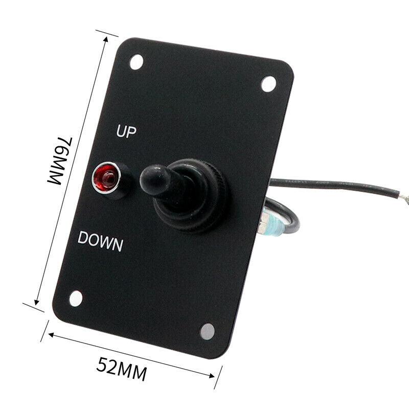 15A Anchor Winch Windlass UP/DOWN Toggle Switch Control Panel with LED Pre-Wired
