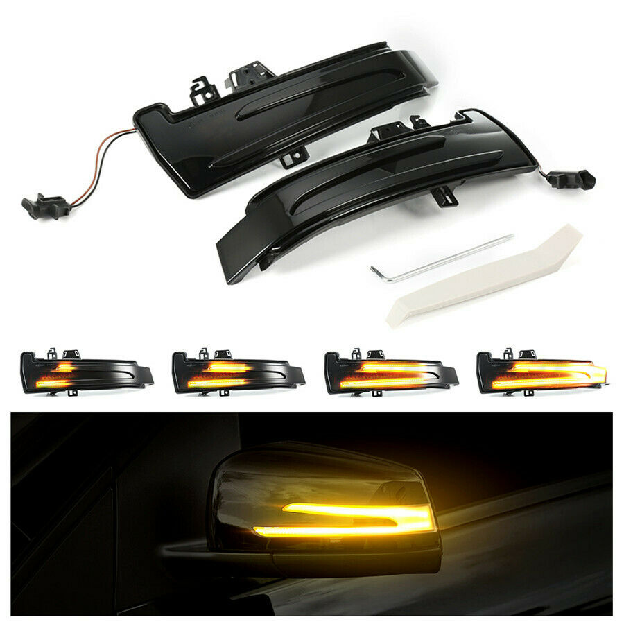 LED Side Dynamic Turn Signal Light  Rearview Mirror Indicator For Mercedes Benz