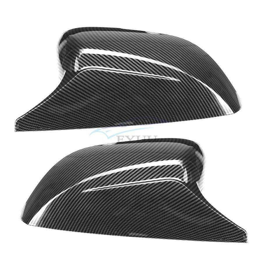 2 × L&R Direct Add-On M-Style Rear View Mirror Cap Cover For Infiniti QX30 14-21