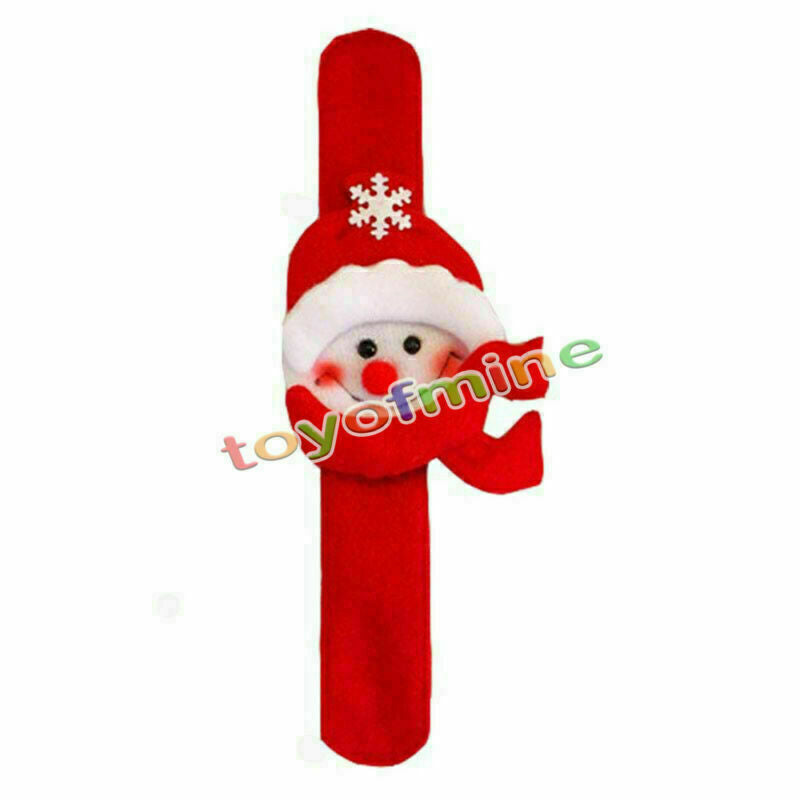 Santa Claus Deer Beer Slap Circle Bracelet Christmas Xmas Gift Decoration Random