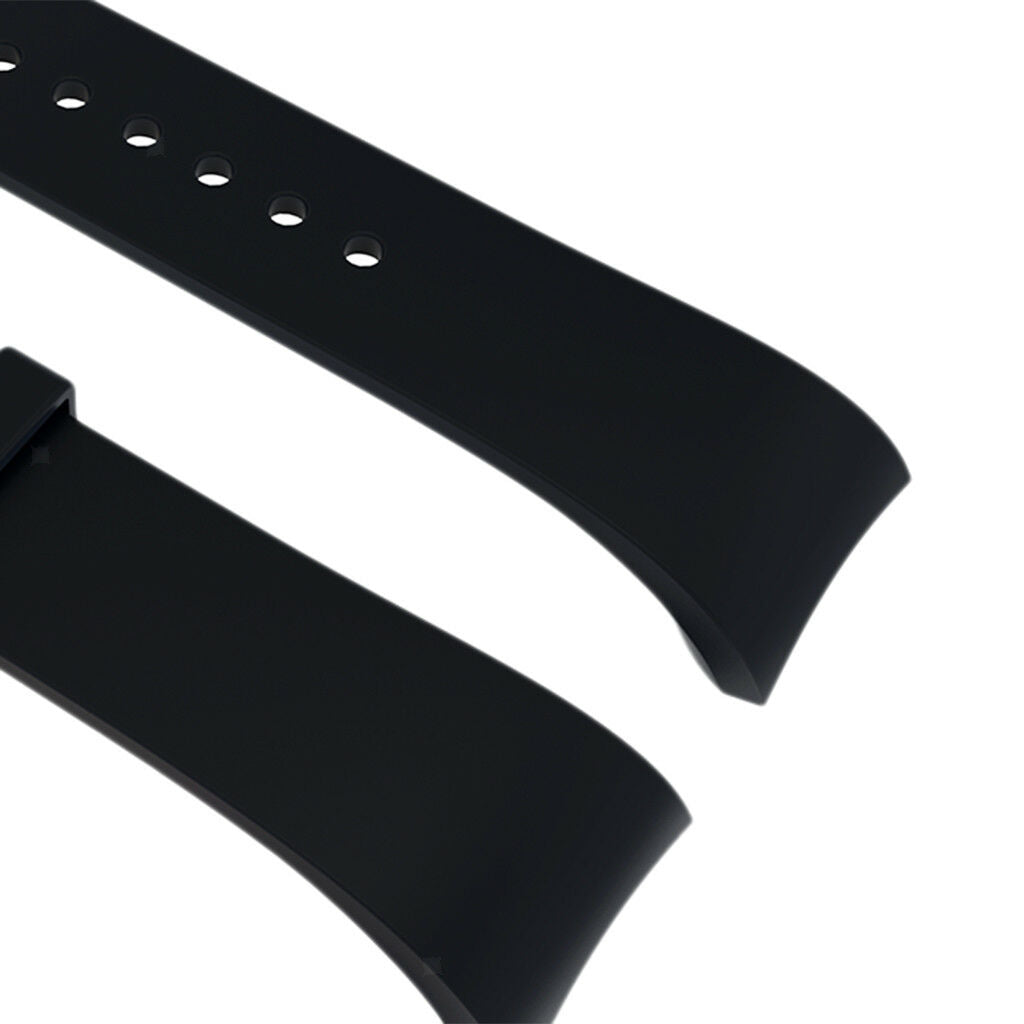 Silica Wrist Band Bandage Strap Bracelet For   Gear Fit2 Watch Black