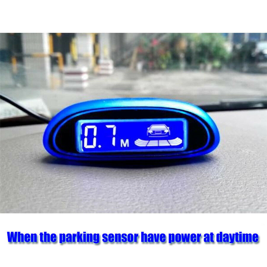 LED Display Human Voice Backup Radar Parking Sensor Monitor System Buzzer Alarm