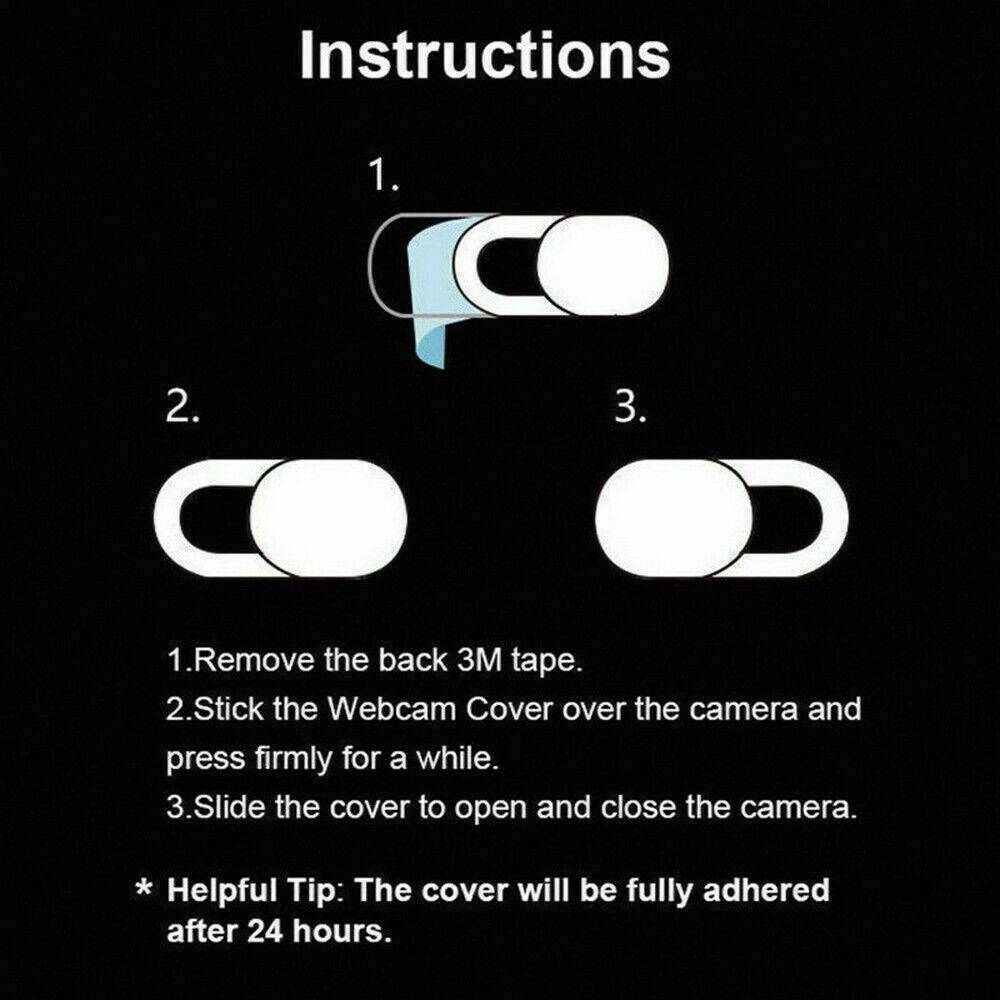 6*Webcam Slider Camera Cover Protect Privacy Phone Tablet Laptop TV Front Camera
