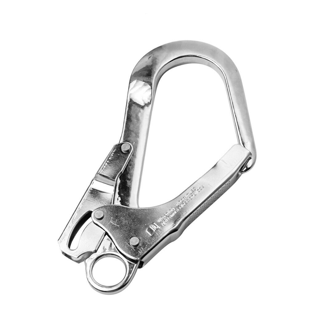 2X Heavy Duty Climbing Fall Protection Safety Lanyard Harness Lock Snap Hook