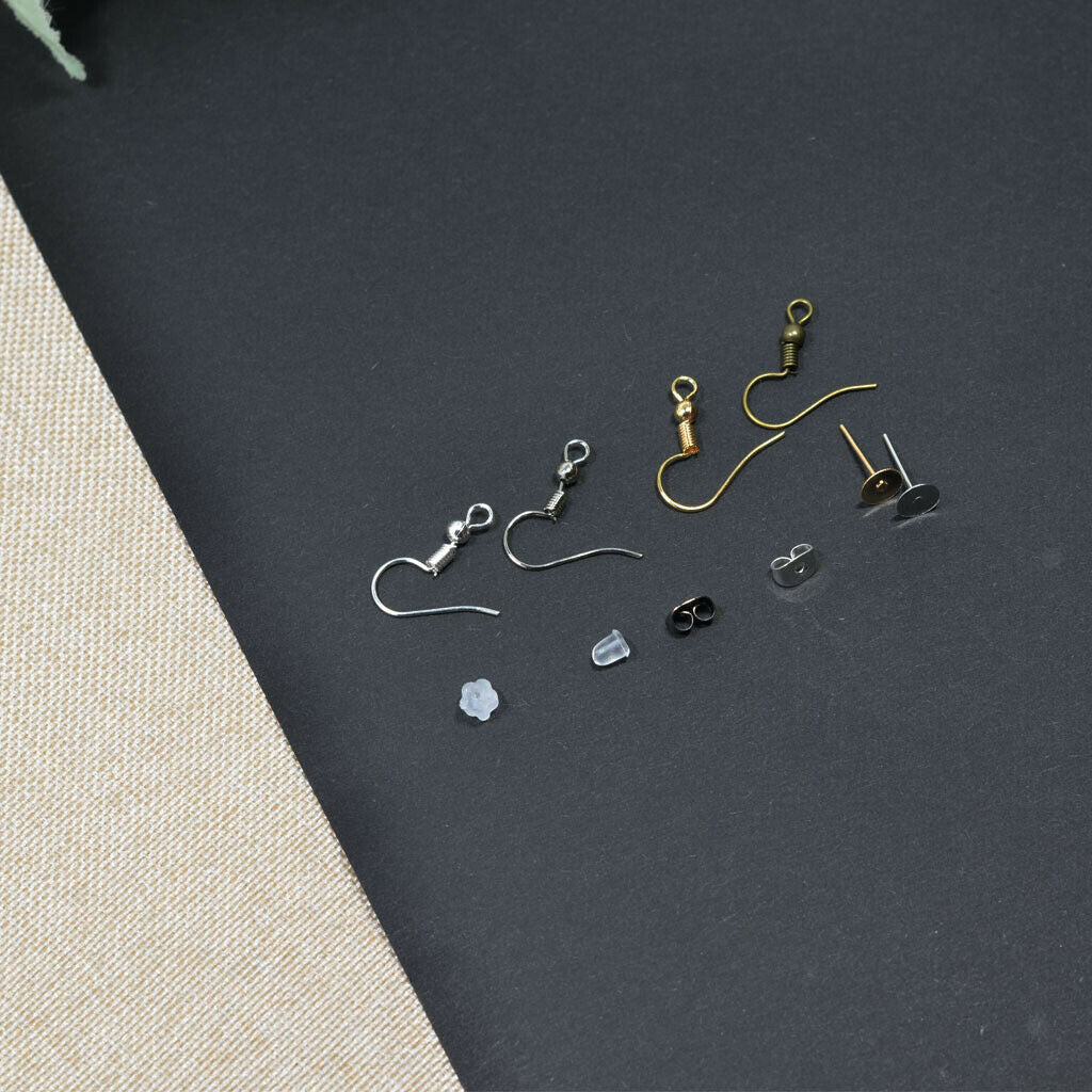 Making Earrings Finding Jewelry Supplies Earring Hooks/Backs/Posts 440PCS/BOX