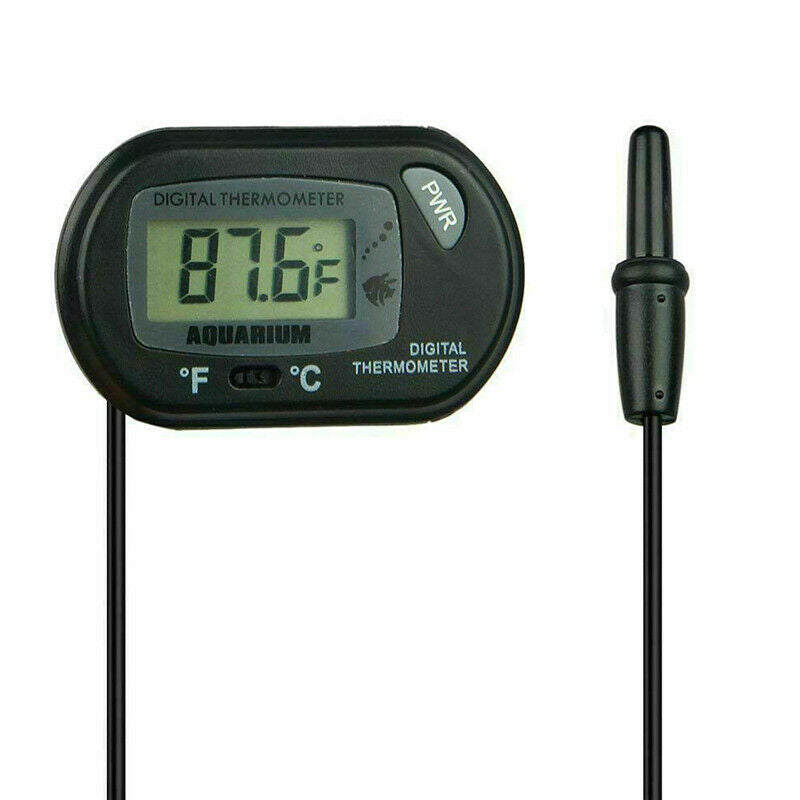 Waterproof LCD Digital Fish Tank Aquarium Thermometer Submersible Water C.l8