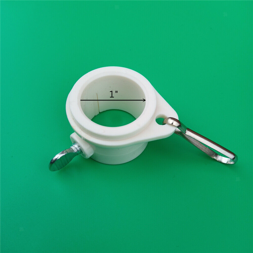 4 Pairs Flagpole Mounting Rings Anti Wrap Grommet Clip for 1'' Flag Poles