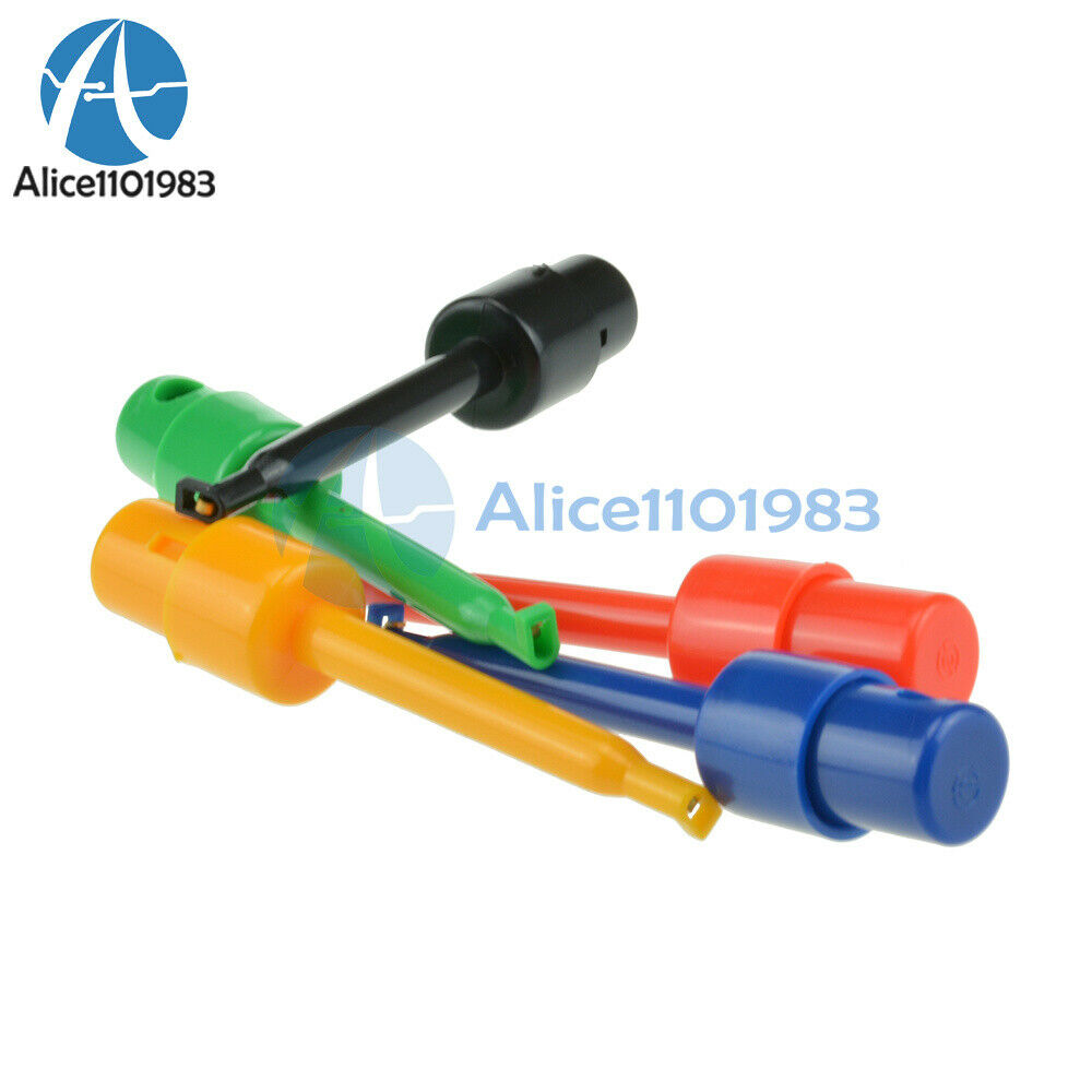 50PCS Large Size Round Single Hook Clip Test Probe for Electronic Testing