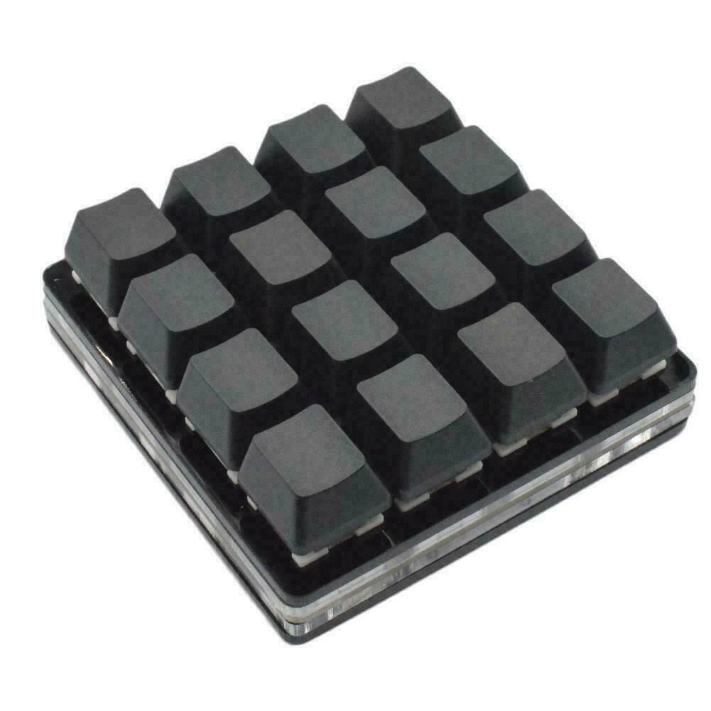 16-key Black Keypad Mechanical Keyboard Custom Shortcut Programmable Keys V1S6