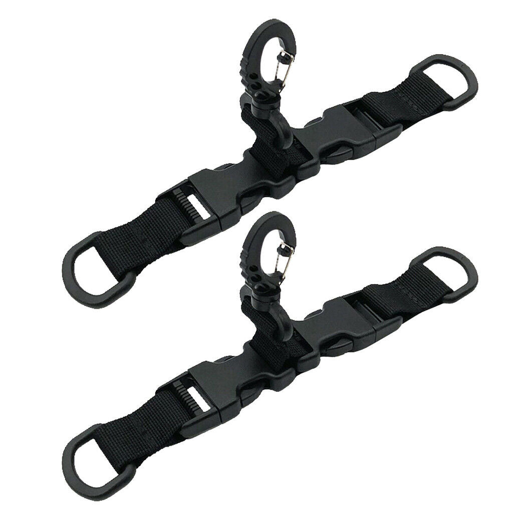 2 x webbing clip nylon webbing for 25mm straps