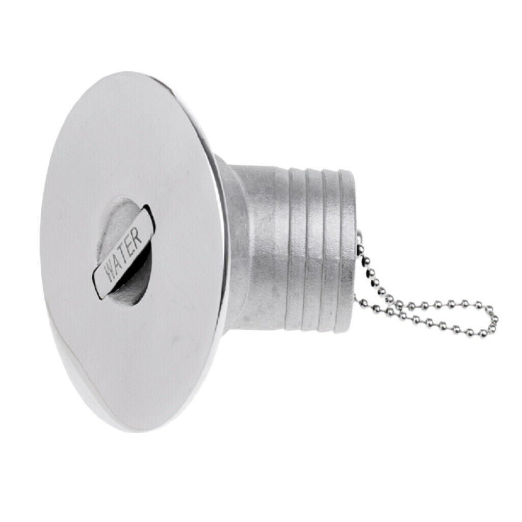 Hose Deck Fill Filler Keyless   for WATER 50mmBoat Filler stainless steel