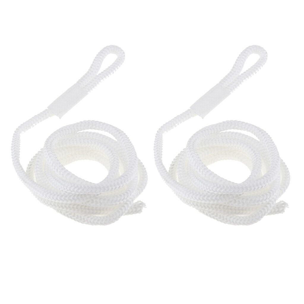 2x Double Braided 1/4" Inch x 5' Boat Docking Dock Windlass Anchor Rode Rope