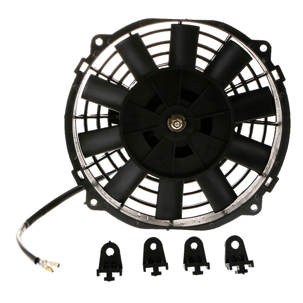 8'' High Quality 80W 12V Car Truck Vehicle Motorcycle Radiator Cooling Fan