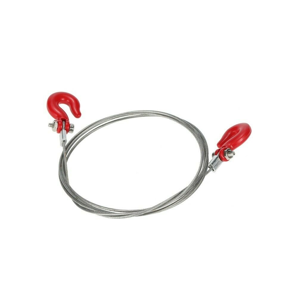 Towing Hook And Towing Rope Steel Kit Decorative Parts For Scale 1/10 Rock